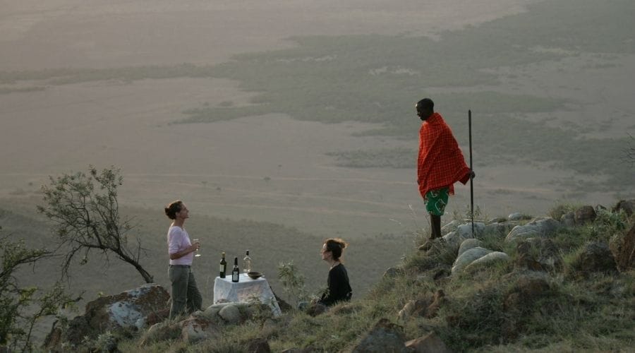 Sundowners-with-local-Maasai-guide