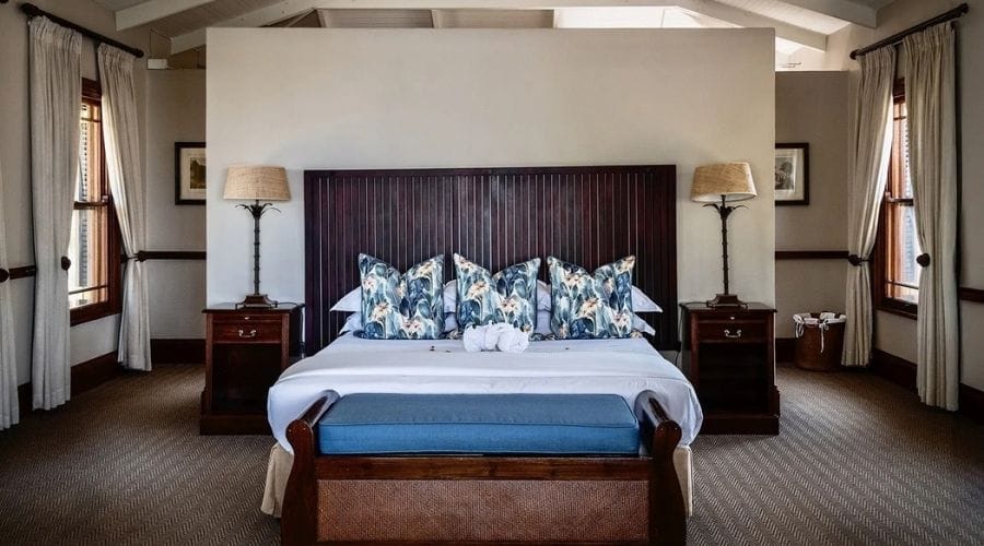 A luxury guest suite at Baines River Camp