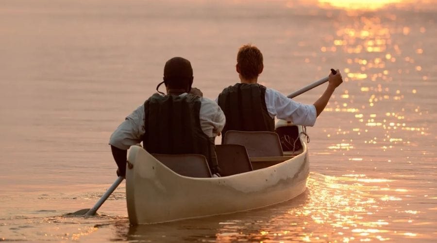 Canoeing on the Zambezi River